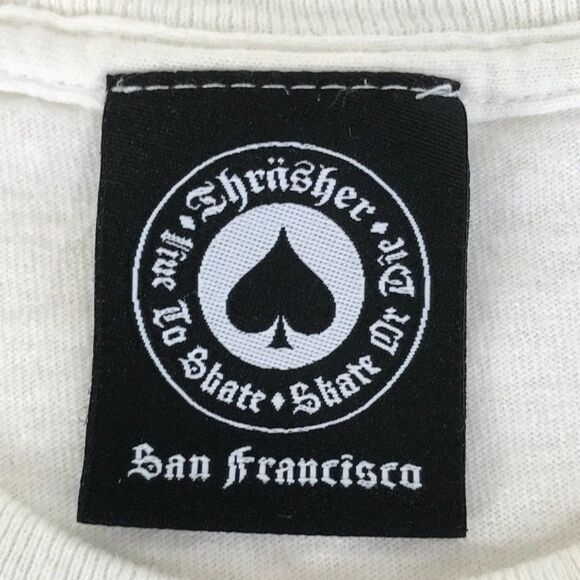 Thrasher Magazine Crew Neck Graphic Tee Men's Small Short Sleeve 100% Cotton - Picture 11 of 13